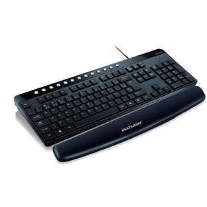 APOIO GEL MULTILASE P/ TECLADO PRETO AC0...