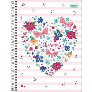CADERNO UNIV. CD 16X1 TILIBRA CHARME 256...
