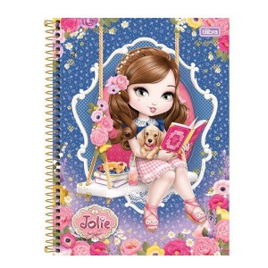 CADERNO UNIV. CD 1X1 TILIBRA JOLIE 96 FL...