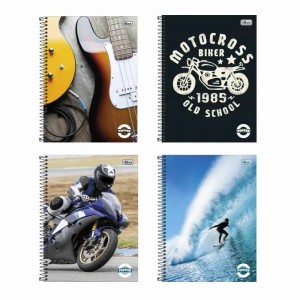 CADERNO UNIV. CD 1X1 TILIBRA PEPPER MASC...