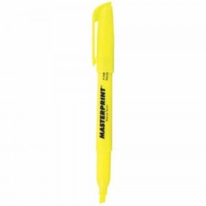 MARCA TEXTO MASTERPRINT AMARELA MP612