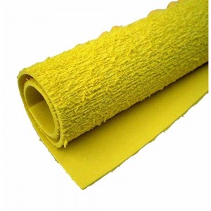 PLACA EM EVA 2MM 40X48CM ATOALHADO AMARE...