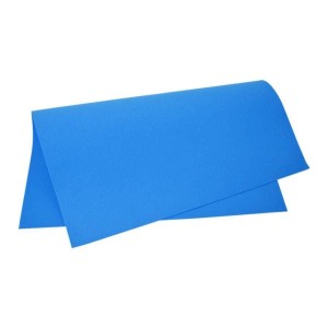 PLACA EM EVA 2MM 40X60CM LISO AZUL ESCUR...