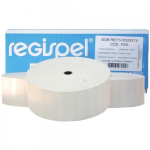 BOBINA REGISPEL P/ RELOGIO DE PONTO 57MM...