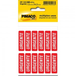 ETIQUETA COM MENSAGEM URGENTE 210 ETIQUE...