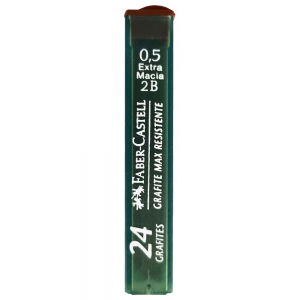 GRAFITE FABER CASTELL 0.5MM 2B 24UN