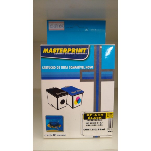 CARTUCHO HP 14 6614D BLACK 610C 612C 630C 640C 642C 648C 656C 38ML