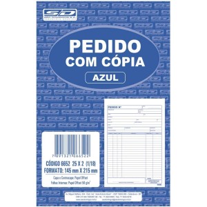 TALAO DE PEDIDO  SAO DOMINGOS 15X21 1V 6...