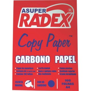 CARBONO FILME AZUL PARA LAPIS - RADEX CX...