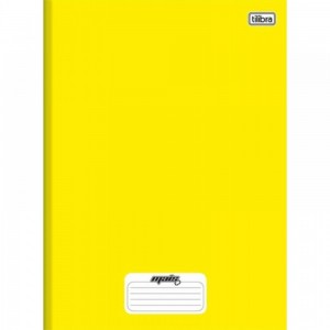CADERNO BROCHURA CD 48F AMARELO D+