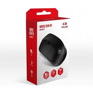 MOUSE C3TECH M W17 BK S/FIO SCROLL OPTIC...