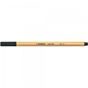 CANETA STABILO POINT88 0.4MM 88/46 PRETA