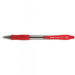 CANETA PILOT SUPER GRIP 0.7MM VERMELHA C...