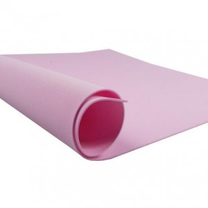 PLACA EM EVA 2MM 40X60CM LISO ROSA BEBE ...