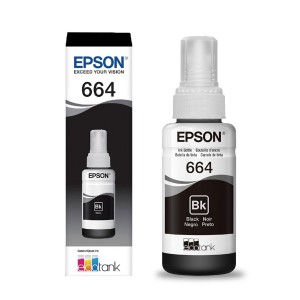 REFIL TINTA EPSON 664 PRETO 70ML T664120...