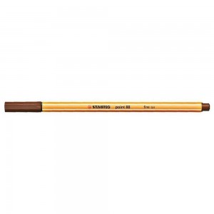 CANETA STABILO POINT88 0.4MM 88/45 MARRO...