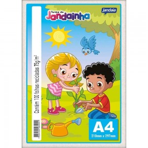 PAPEL SULFITE A4 75G JANDAINHA RECICLADO...
