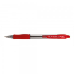 CANETA PILOT SUPER GRIP 1.0MM VERMELHA