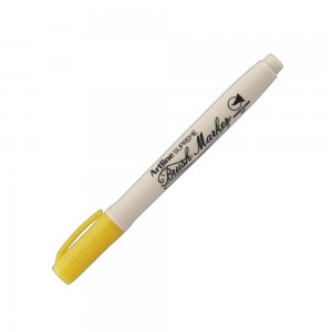 CANETA BRUSH TILIBRA EPF-F AMARELA