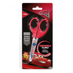 TESOURA SUMMIT ESCOLAR CARROS 13CM