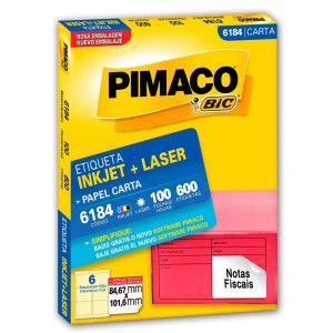ETIQUETA INKJET/LASER PIMACO CARTA 6184 ...