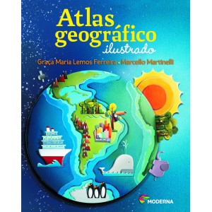 ATLAS GEOGRAFICO ESCOLAR MODERNA ILUSTRA...