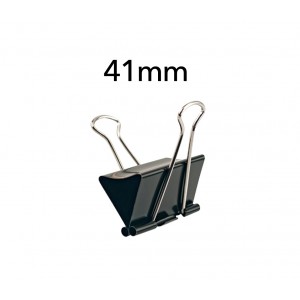 PRENDEDOR DE PAPEL CIS 41MM PRETO