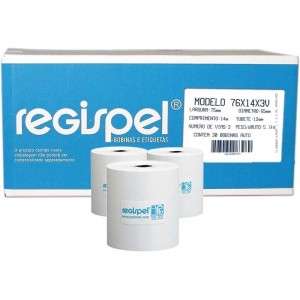 BOBINA REGISPEL AUTO COP. 76MMX14M 3 VIA...